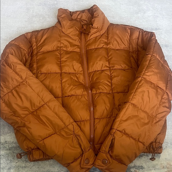 Aeropostale Jackets & Blazers - Aeropostale Orange Puffer Jacket